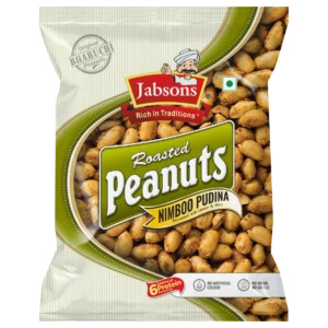 Jabson Roasted Peanuts Nimboo Pudina  140 G