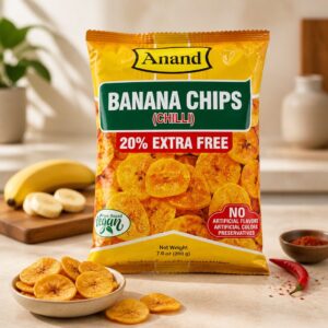 Anand Banana Chips(Chilli) 200gms