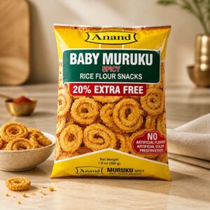 Anand Baby Muruku Spicy 200gms