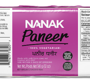 Nanak Paneer Retail  12 0Z