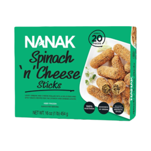 Nanak Spinach & Cheese Sticks  454 GM