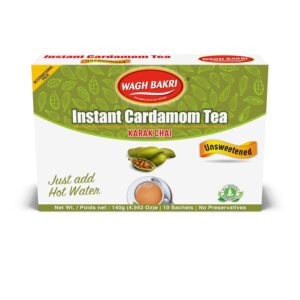 Wagh Bakri Unsweetened Instant Cardamom Tea 140 GM