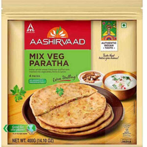 Asvd Mix Veg Paratha 4 Pc 400 gm