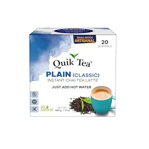 QUIK TEA PLAIN CHAI 17 oz