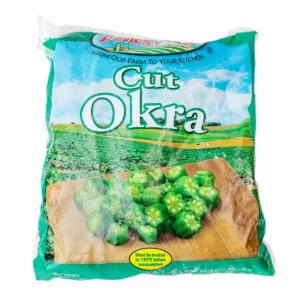 Jf Okra Cut 3  LB