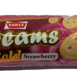 Parle Kreams  Gold Strawberry 66 GM BUY 2 GET 1 FREE
