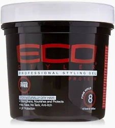 Eco Hair Gel Protein White 16 fl  oz