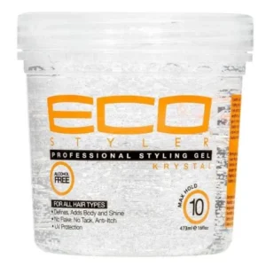 Eco Hair Gel Krystal White 16 fl  oz