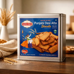 Shudh Punjabi Desi Atta Biscuits 5 LB