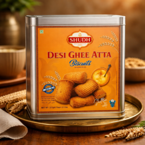 Shudh Desi Ghee Atta Biscuits 2.5 LB